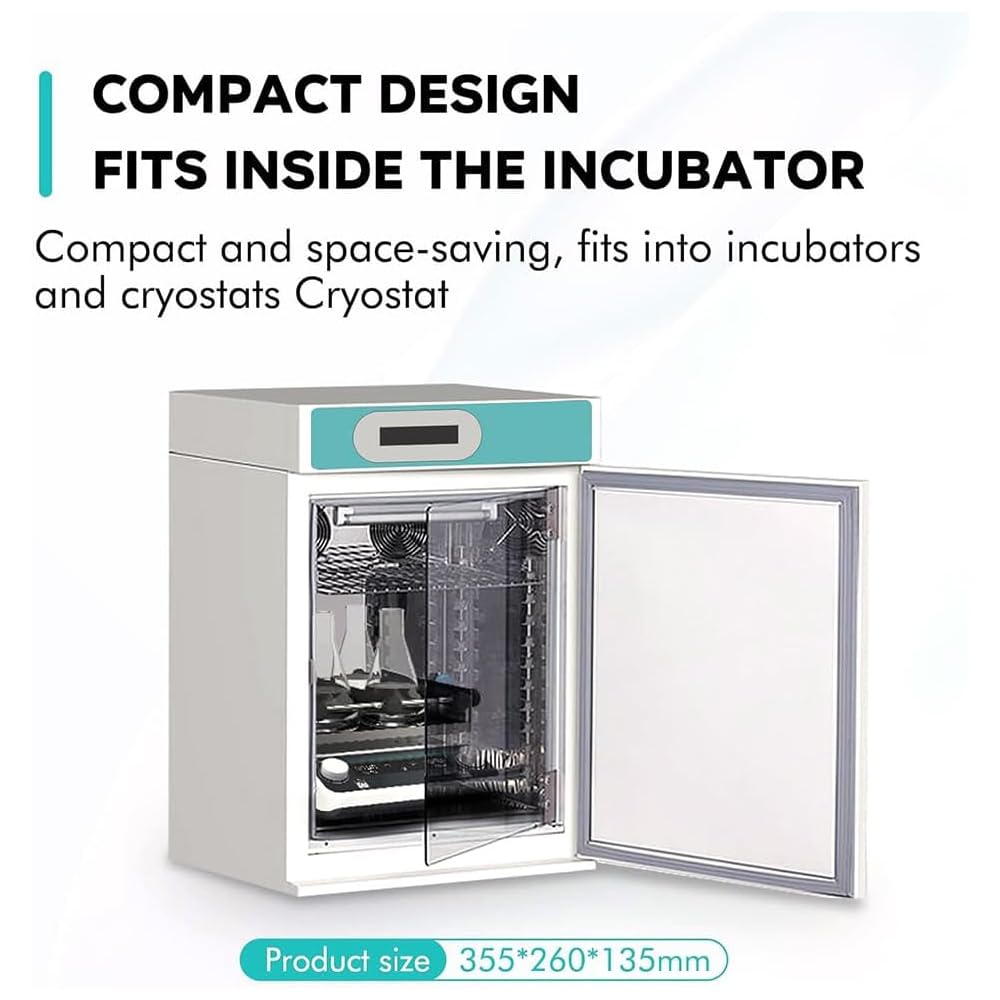 Mezclador orbital con velocidad ajustable y temporizador, para vasos y frascos de laboratorio