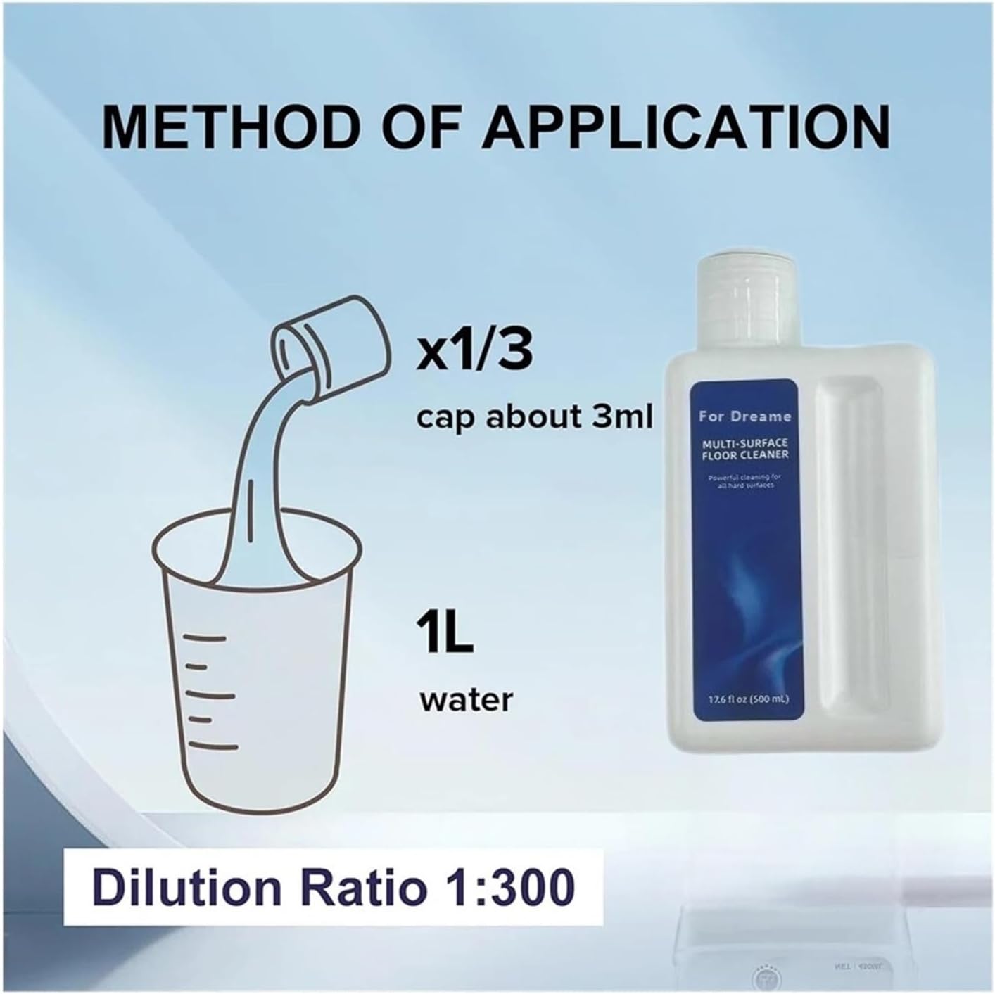 Replacement Accessories For Vacuum Cleaner Floor Cleaning Fluid. Compatible With Dreame Mova E30 Ultra / S10 Plus / P10 Pro Ultra Vacuum Cleaners(Style A)