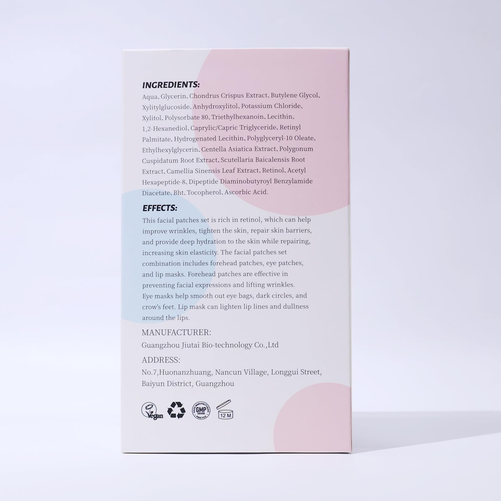 Forehead Wrinkle Patches,Under Eye Patches and Lip Mask 30 PCS. Face Masks Skincare With Retinol Serum For Anti-aging Puffy Eyes and Dark Circles