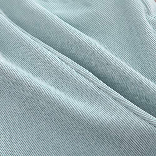 Vohawsa Baby Girl Boy Velvet Strap Suspender Overalls Pant Solid Jumpsuit Bib Pants One-Piece Spring Fall Clothes (6-12M, Romper Bodysuit Light Green) #TOP4