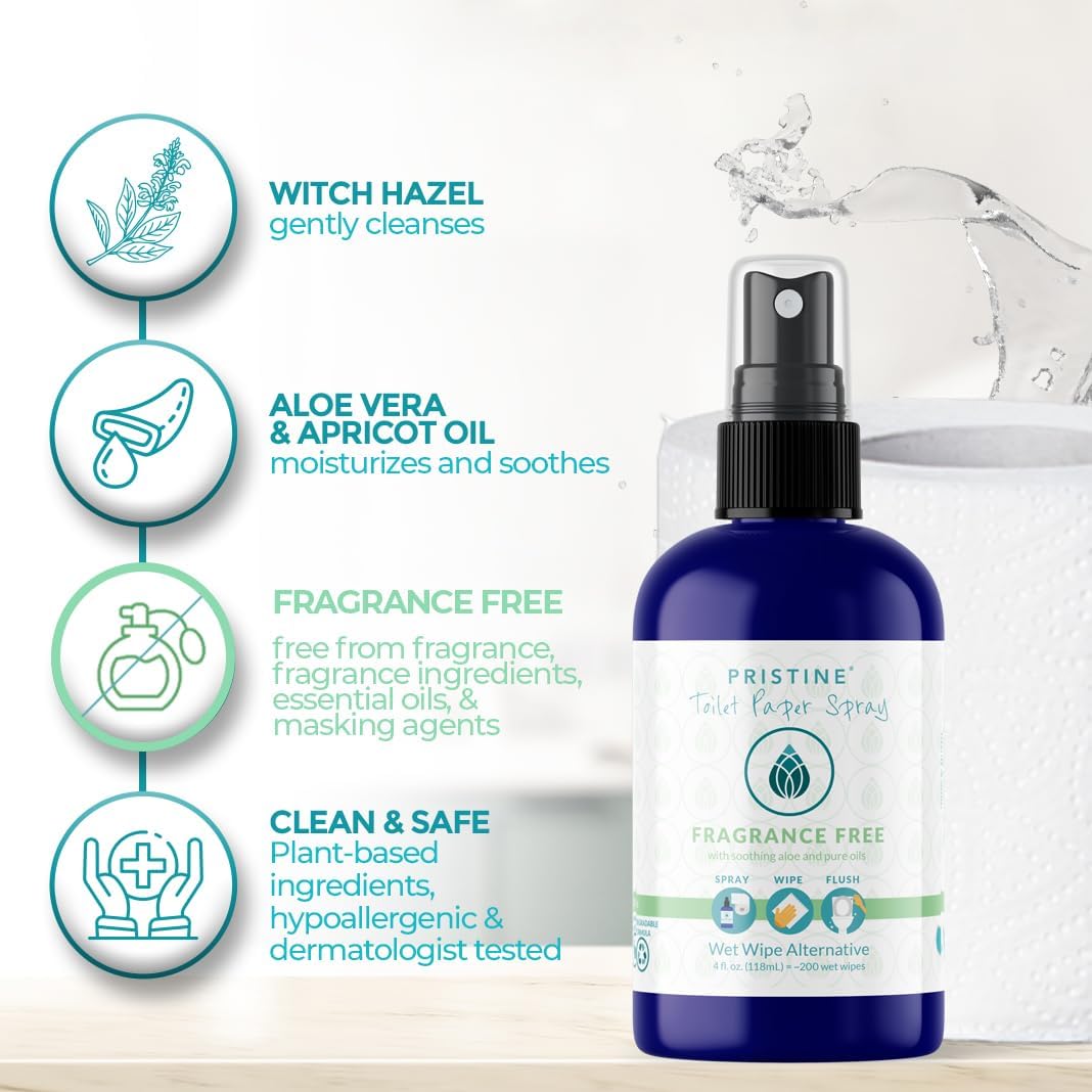 Amazon.com: Pristine Toilet Paper Spray: As Seen on Shark Tank