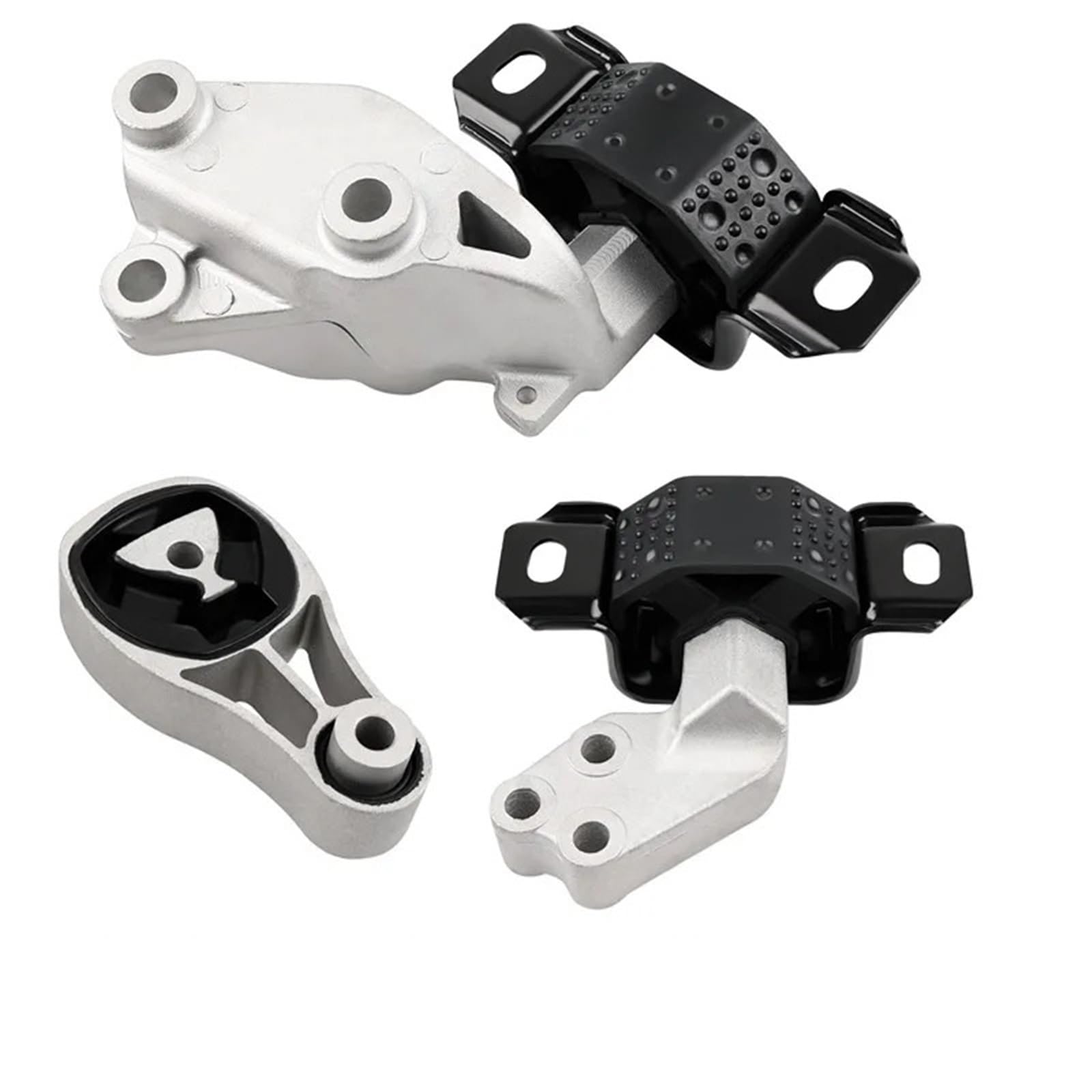 Front Right Engine Mount FIt for Fortwo 2011-2015 L3 1.0L DOHC Petrol 2008-2015 L3 1.0L SOHC Petrol 2008-2009 3pcs Motor Holder Mounts