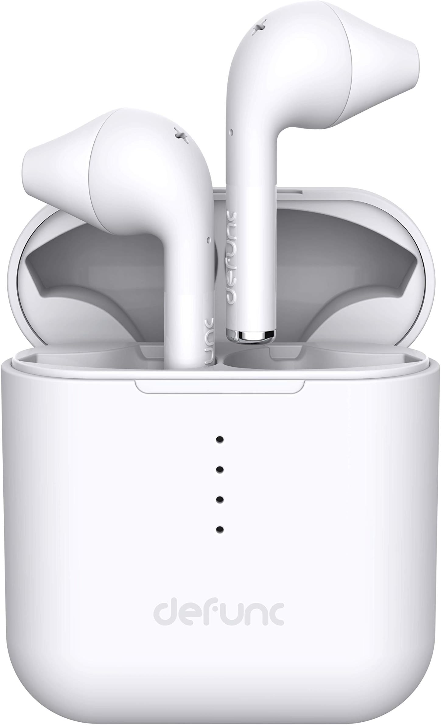 DEFUNCTrue Go Wireless Headphones, Bluetooth 5.0, TWS in Stereo Ear, Bluetooth Headphones Made of Binaural Silicone for Your Comfort, Deep Bass, High Sound Quality, Microphone