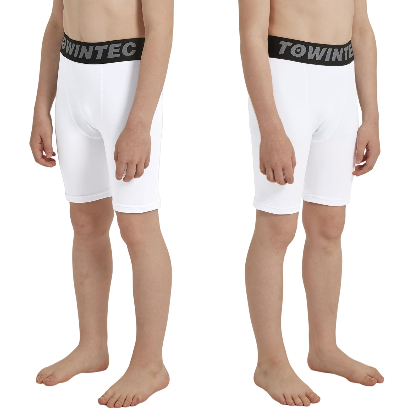 Pantalones Cortos de Compresión para Niños Transpirable Secado rápido Deporte Ropa Interior
