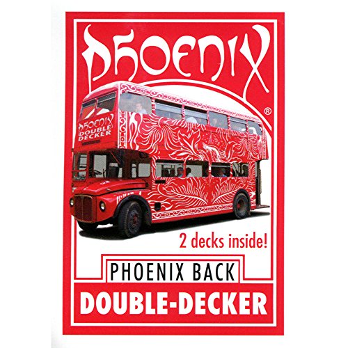 Jeu à forcer Phoenix 2x26 dos rouge cartes de magie et mentalisme