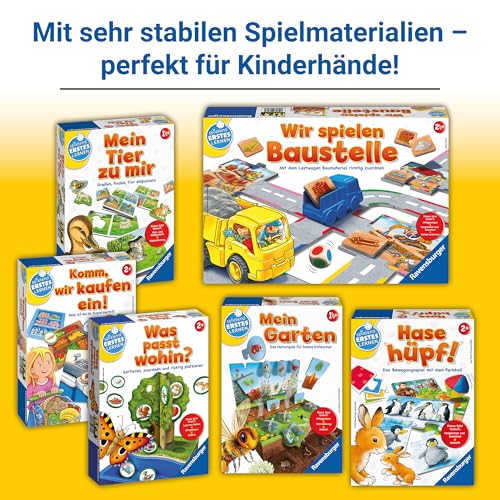 Ravensburger 24735 - Hase hüpf! - Bewegungsspiel für die Kleinen - Spiel für Kinder ab 2 Jahren, Spielend erstes Lernen für 1-4 Spieler - Geburtstagsgeschenke