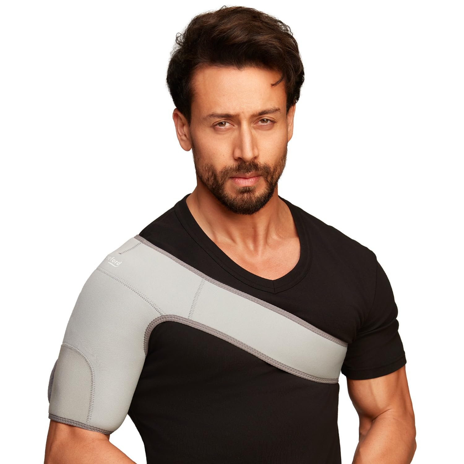 Leeford Shoulder Support Belt for Pain Relief | Shoulder Belt with Neoprene Material | Rotator Cuff Brace for Men and Women | Right and Left Shoulder Support for Recovery-image-23