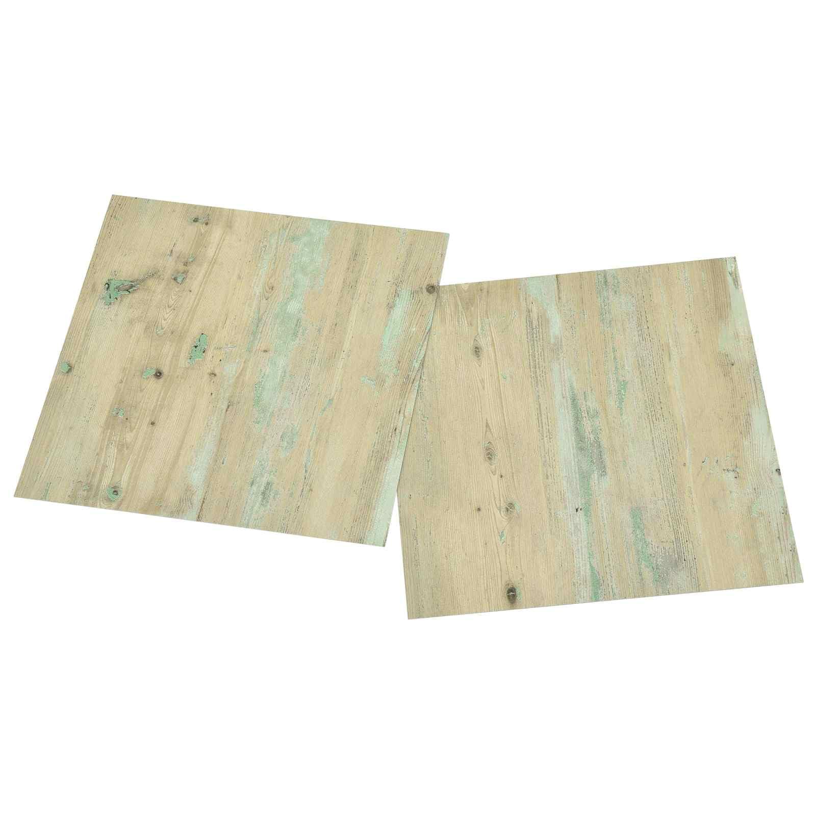 Lot de 20 dalles de sol autocollantes en PVC - 30,5 x 30,5 cm - Marron clair - Aspect bois moderne pour salon et chambre à coucher - Kit facile d'entretien pour rénovation rapide