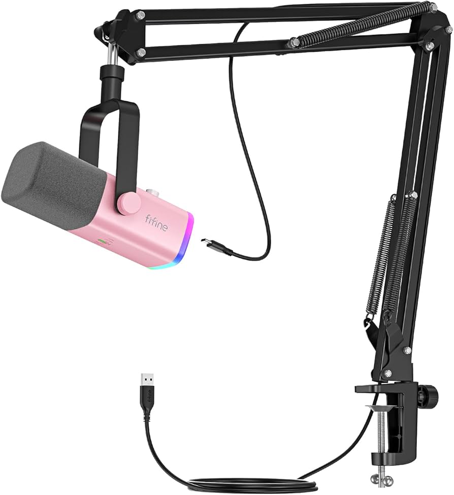 FIFINE 配信機材セット Amazon.co.jp: FIFINE XLR/USB接続 ゲーミングマイク