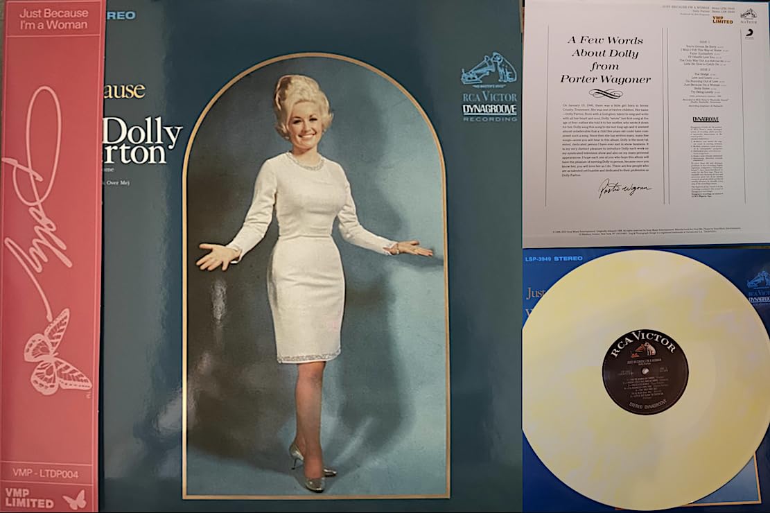 Dolly Parton | Just Because I'm A Woman | Yellow Vinyl LP