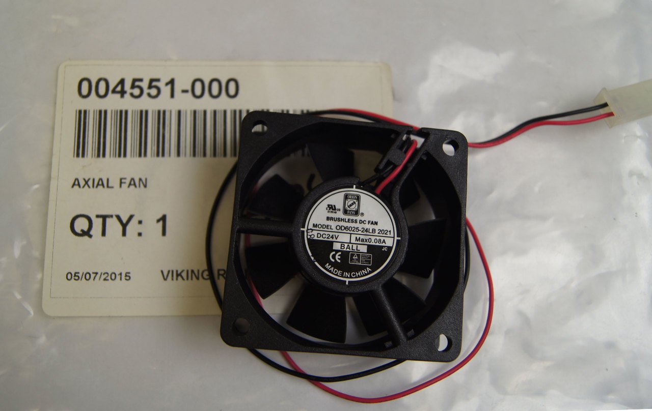 Home Viking builtin Refrigerator 24vdc fan motor KDE2406PTB3 VCBB363