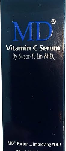 Miniatura 7 de MD Suero facial Factor – Suero facial antienvejecimiento con vitamina C en forma de ácido L-ascórbico para cara y cuerpo – Ideal para líneas finas y