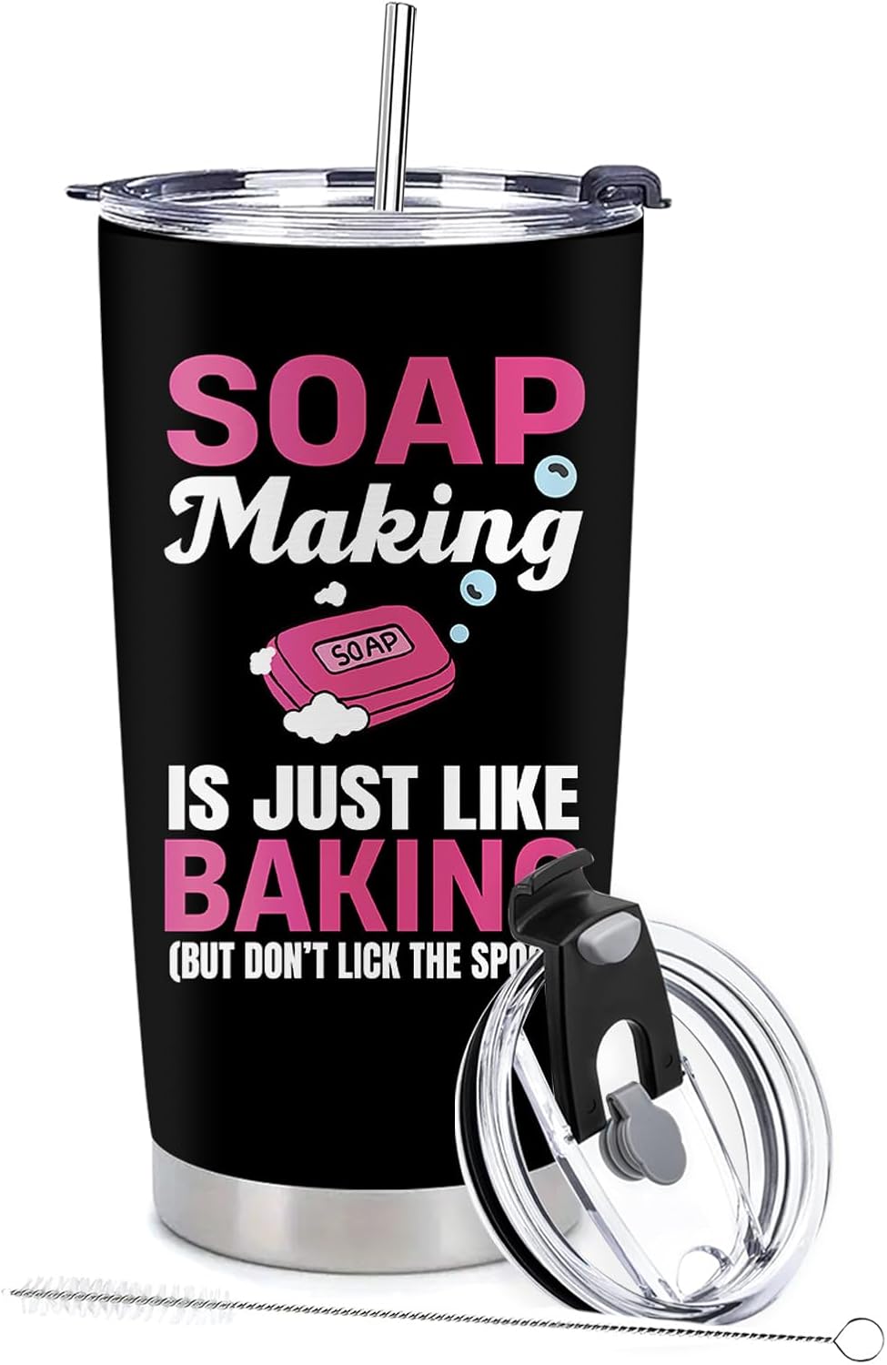 Soap Maker Gifts - Soap Making Gifts - Stainless Steel Vacuum Insulated Tumbler 20 Oz