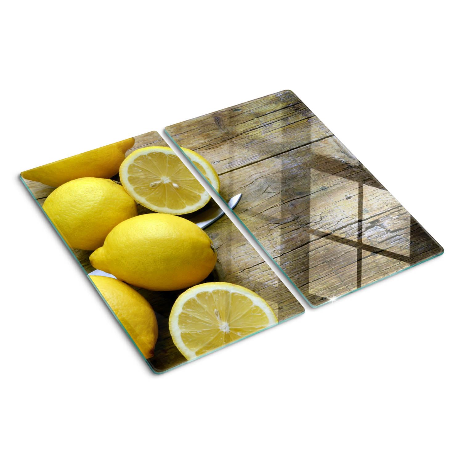 Planche à découper en verre trempé Tulup protection plaque induction 2x30x52cm