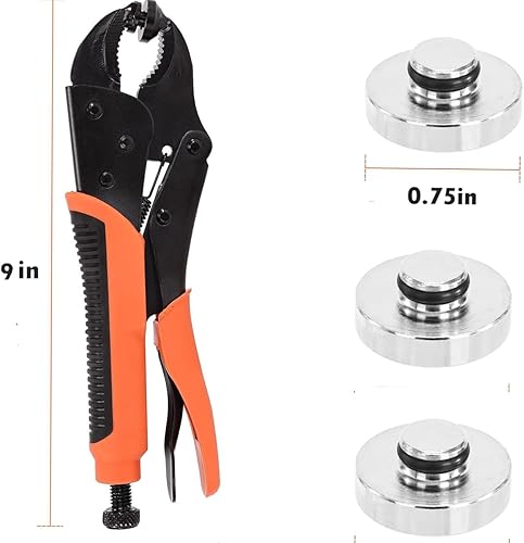 Miniatura 2 de Kit de cierres a presión de alta resistencia, alicates a presión para broches de metal, kit de herramientas a presión de lona, herramientas a