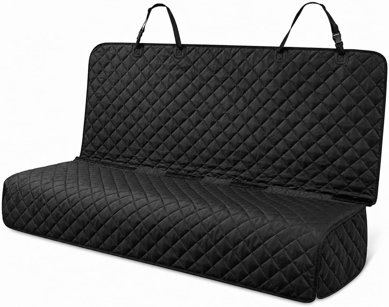 fidozen Waterproof Dog Car Seat Cover for Back Seat: Suitable for Small and Large Dogs, Hammock and Pet Protector, Backseat seat Cover (Full Bench, Extra Large(64" W))