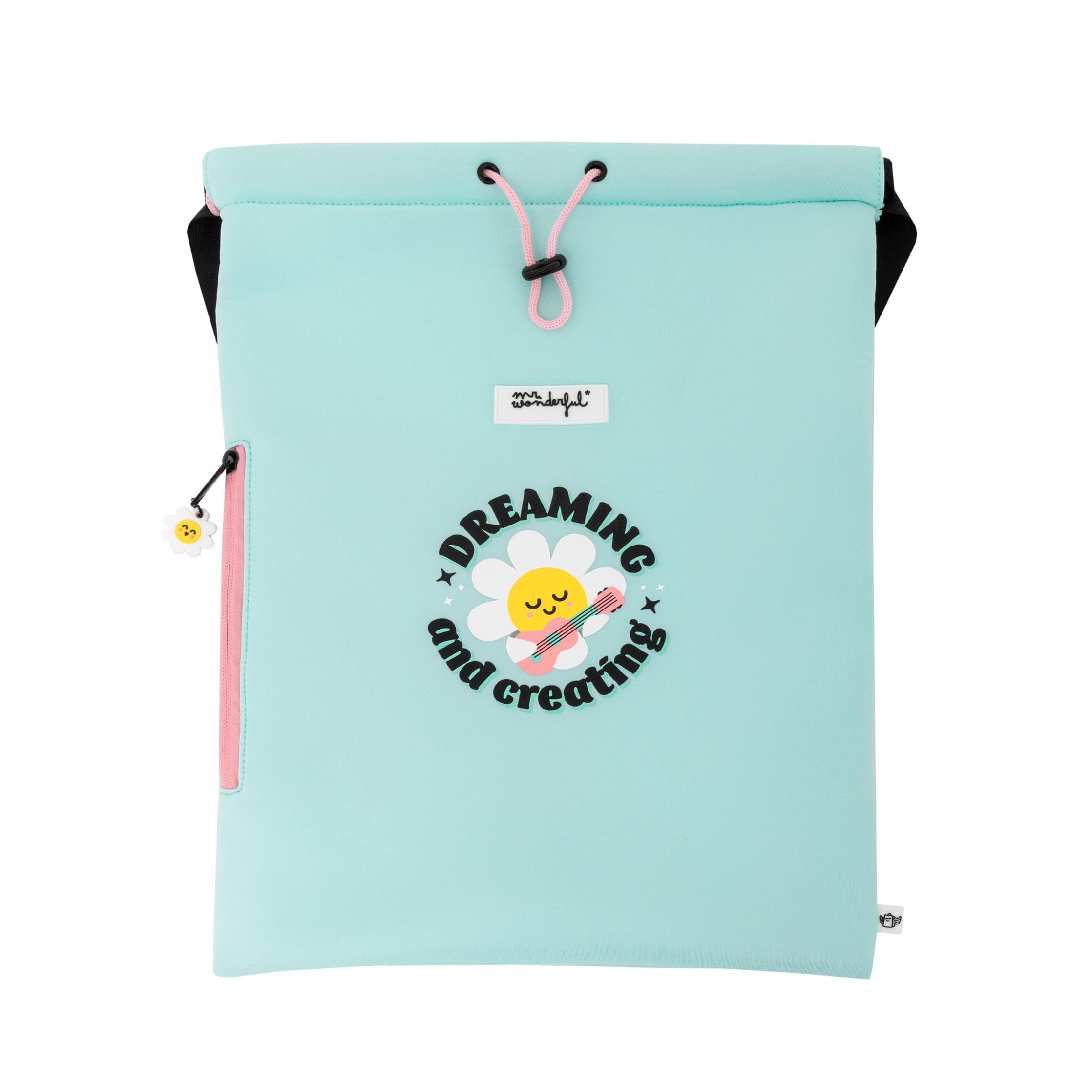 Mr. Wonderful - Drawstring bag daisy - Dreaming and creating