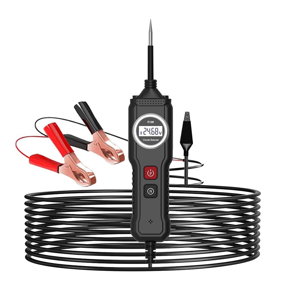 Testeur de circuit électrique automobile P100 ohmmètre voltmètre LCD