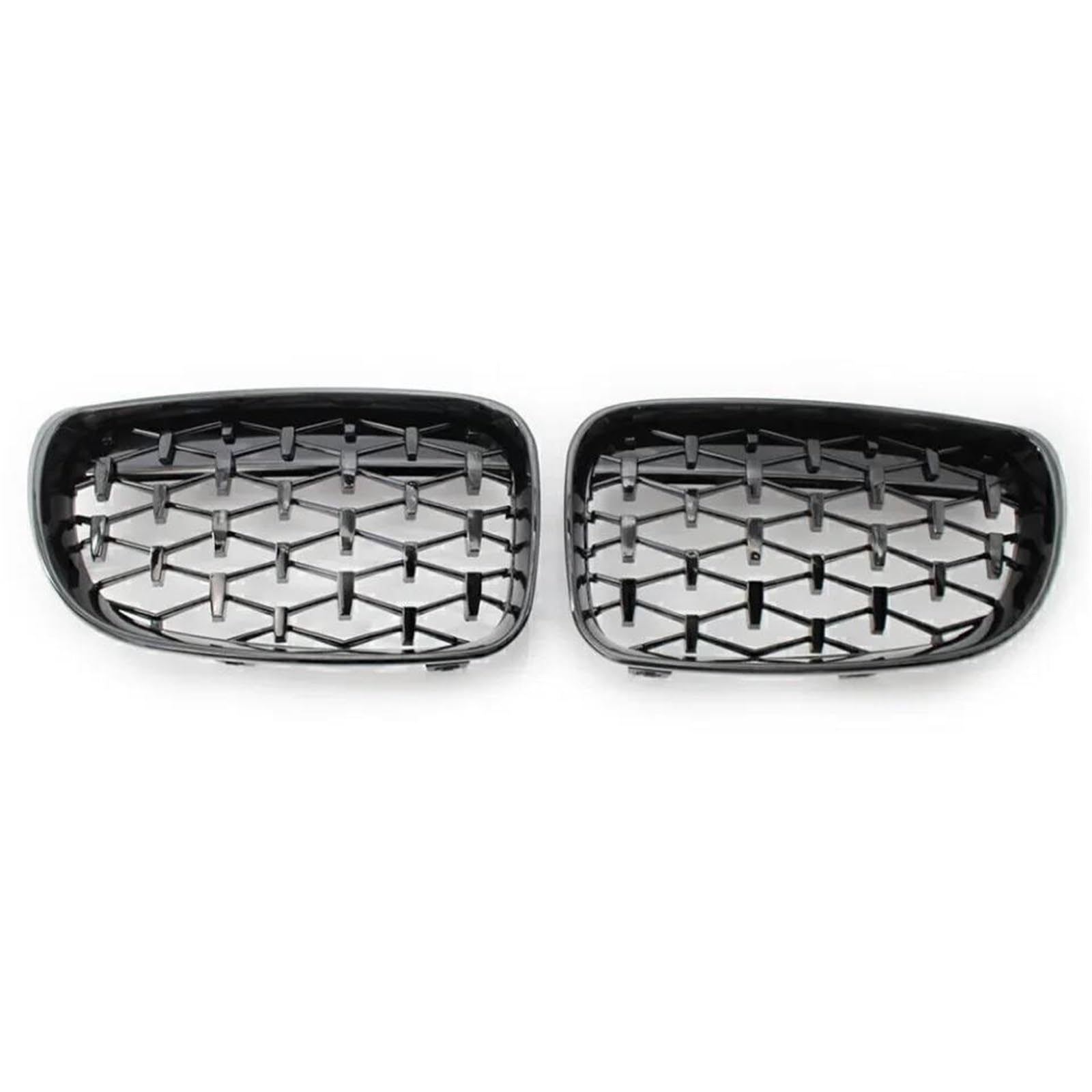 Grille de calandre noire pour BMW E87 E81 E82 E88 double latte - 6