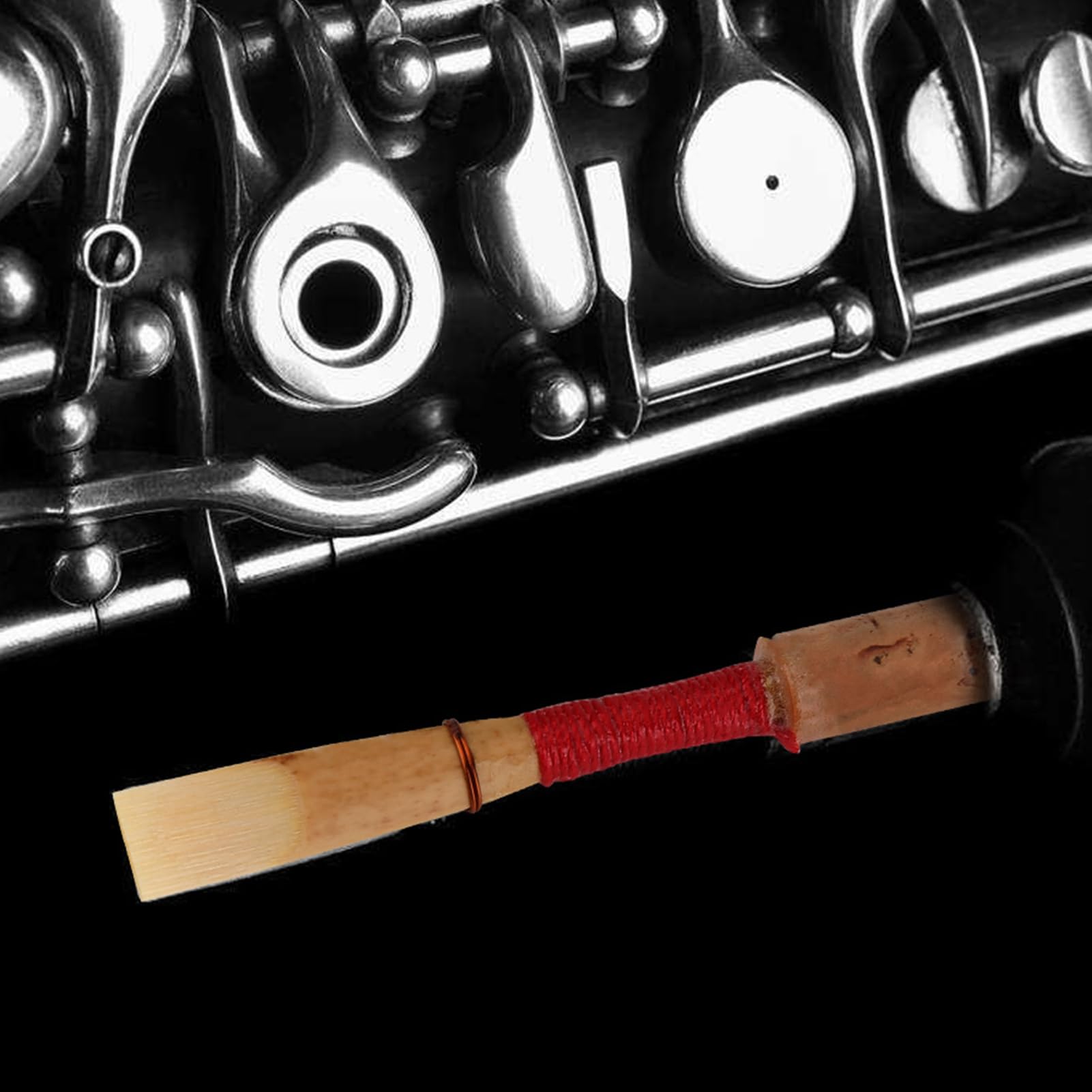 5 Pièces Anches de Hautbois de Bonne qualité, Accessoires d'instruments de Force Moyenne, étui à Roseaux Souples pour Hautbois Moyen, PACK INDIVIDUEL avec TUBE, Anches de