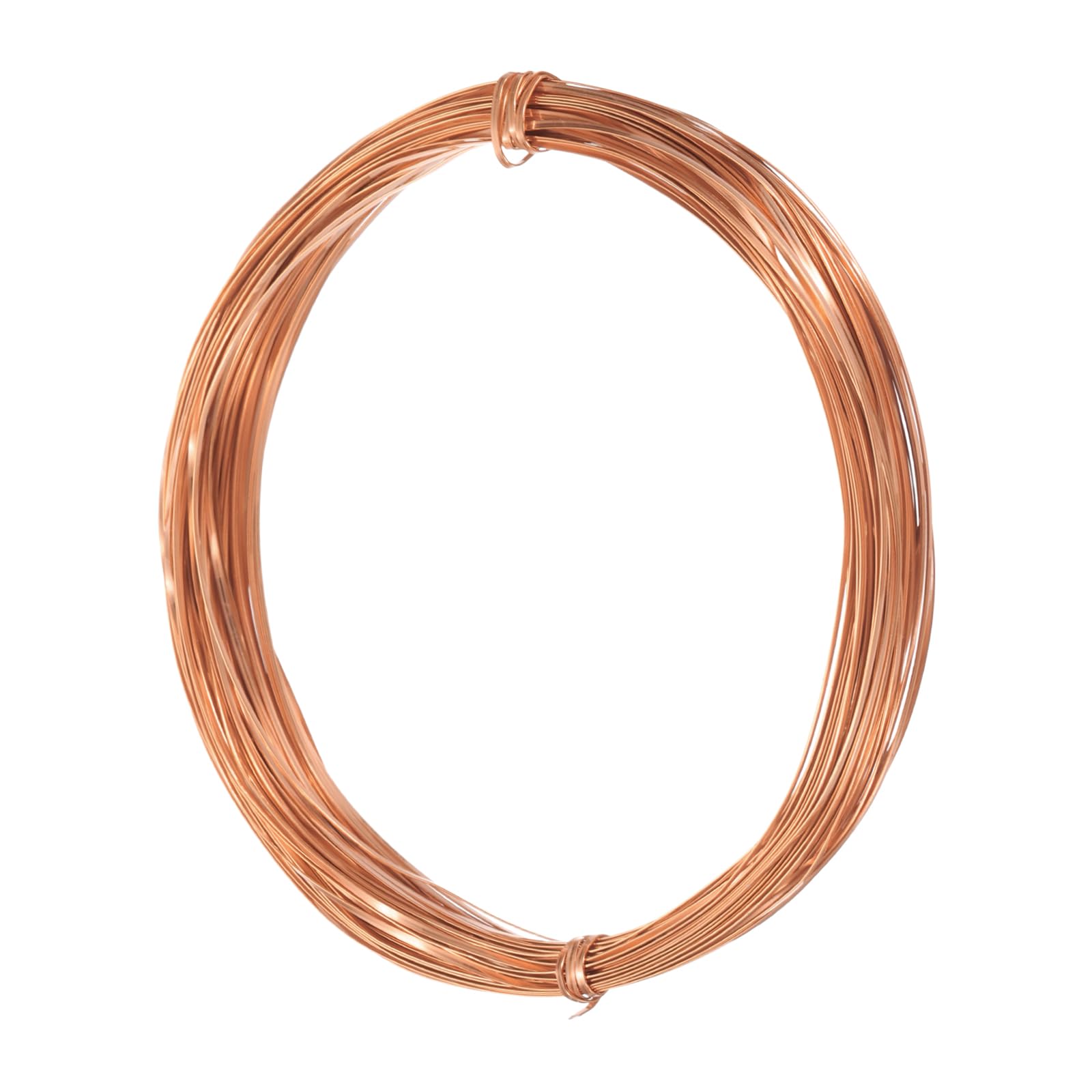 uxcell 1mm Aluminum Craft Flat Wire,66Ft 0.3mm Thickness Bendable Metal Floral Jewelry Beading Armature Wire for Sculpting Armature DIY Jewelry Making, Light Brown