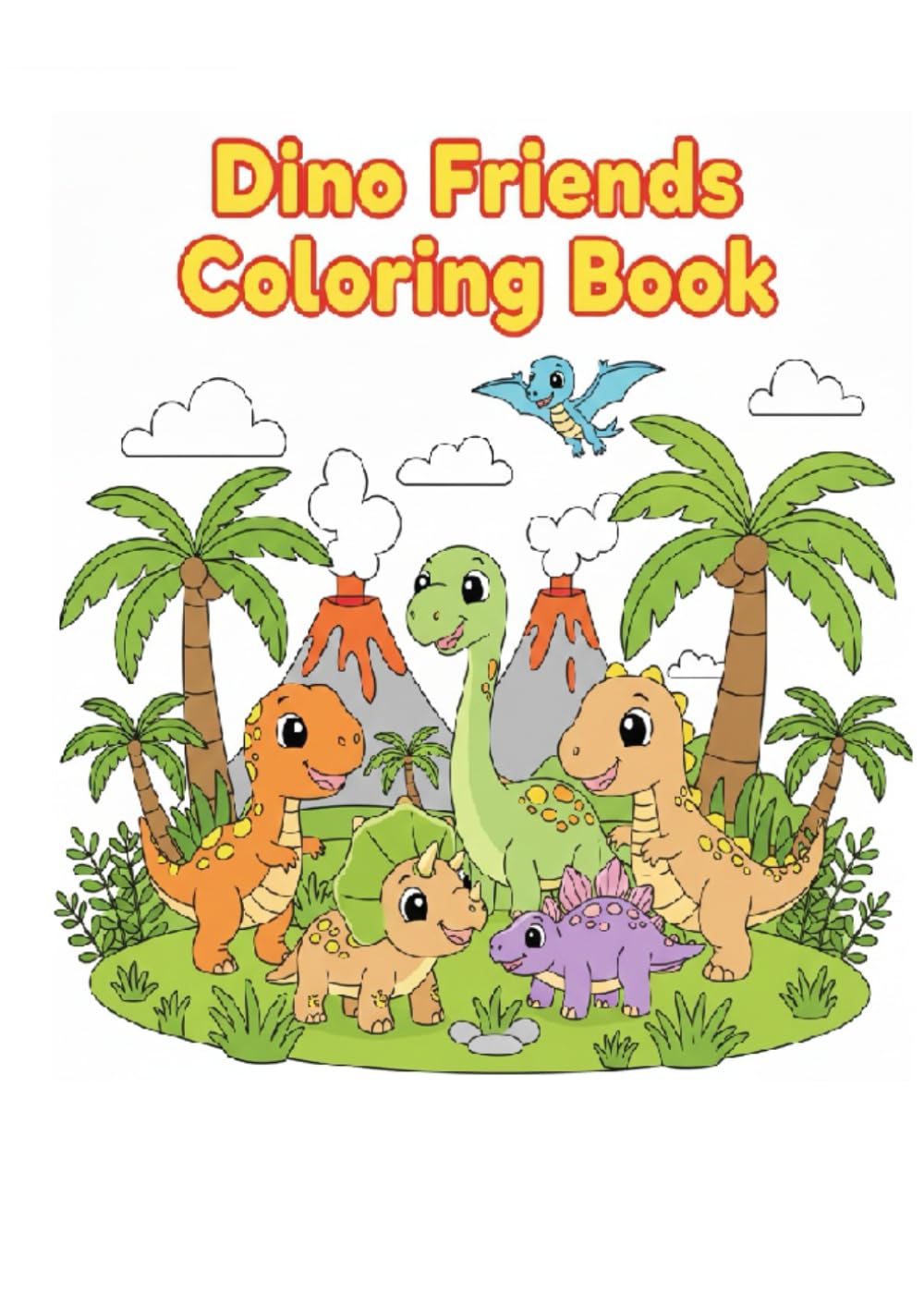 Dino Friends Coloring Book