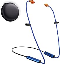 Ear Plugs Bluetooth Headphones for Work, Neckband Wireless Earbuds with 20 Hour Battery, Noise Reduction Isolating in-Ear Earplug Earphones with Mic and Controls, for Industrial Safety Construction