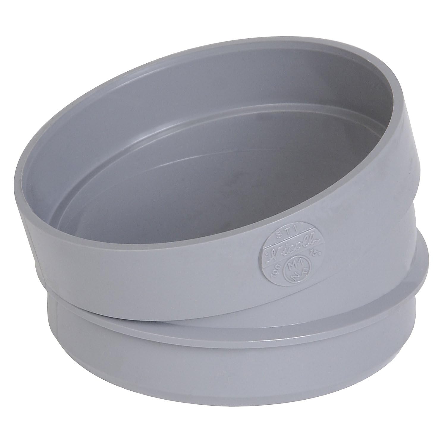 NICOLL COV50180 Secteur de coude NICOLL-​Mâle-​femelle-​15° -​Ø 100 mm-​ST1