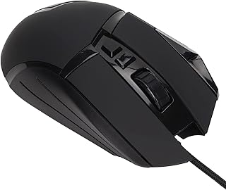 Wired RGB Gaming Mouse, Ergonomic Design Optical Mechanical Mouse Adjustable DPI 800/1200/1600/2400/4000/7200 Computer PC Mice, Supports for Plug and Play