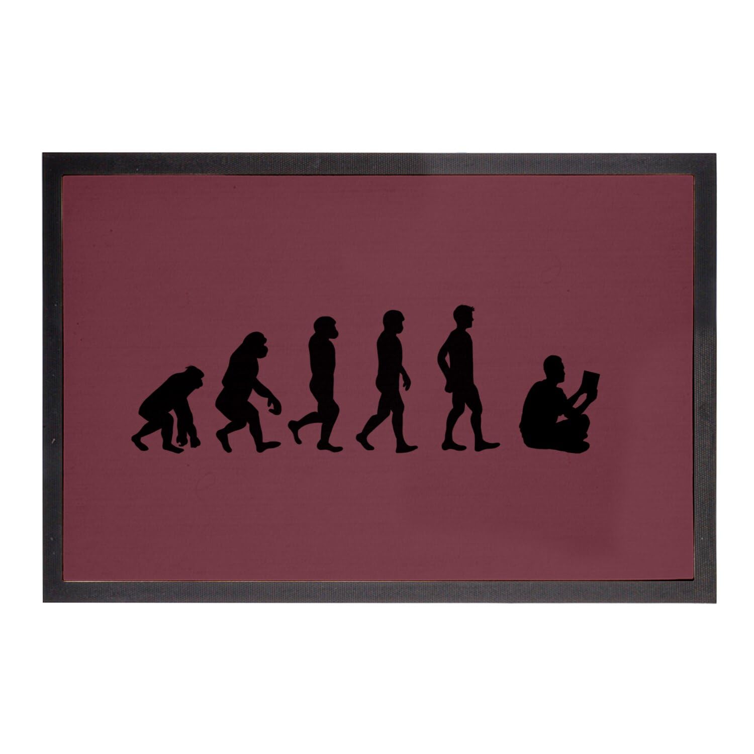 Paillasson de science fiction rouge 60x40cm pour éviter les traces de pas