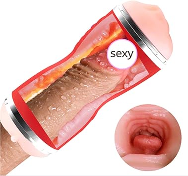 SEX Doble Yin Uso Realista masturbándose vibrador Dentro de ...