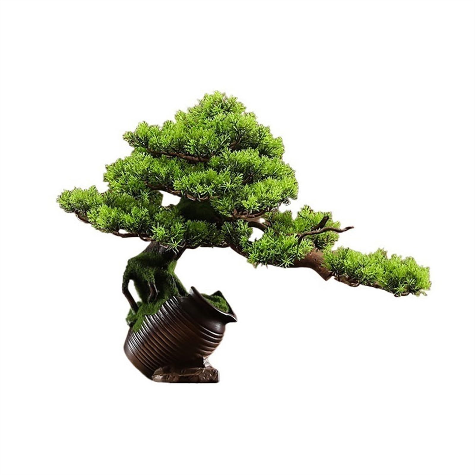 IUokLU Artificial Bonsai Tree Indoor Entryway Bocage Decoration Artificial Potted Plants Landscape Simulation Tree Bonsai Greenery Ornaments Artificial Tree