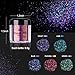 LET'S RESIN Chameleon Flakes, Resin Supplies -Intense Color Shift Pigment Powder for Resin Molds/Tumblers, Chrome Powder Pigment for Christmas Nail Art/Paint/Soap Making
