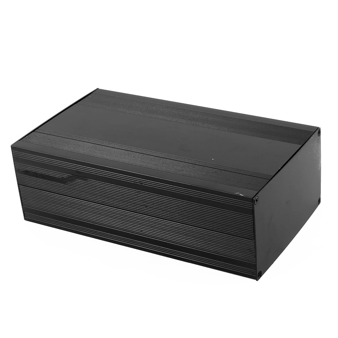Aexit 253 x 145 x 85mm Multi-purpose Electronic Extruded Aluminum Enclosure Case Black (e637f5eeaed570d035f7b889b8455b04)