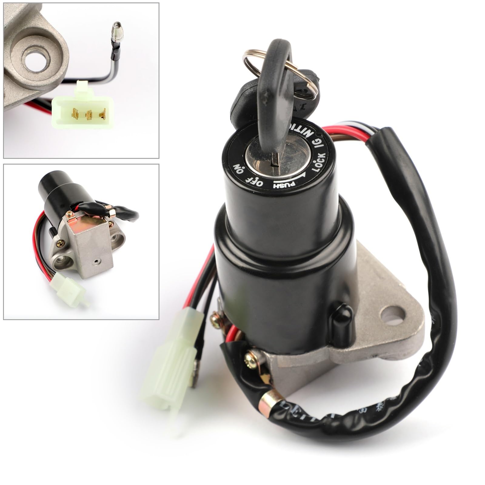 Amazon.co.jp: バイク用キーシリンダー Compatible With XT600Z For