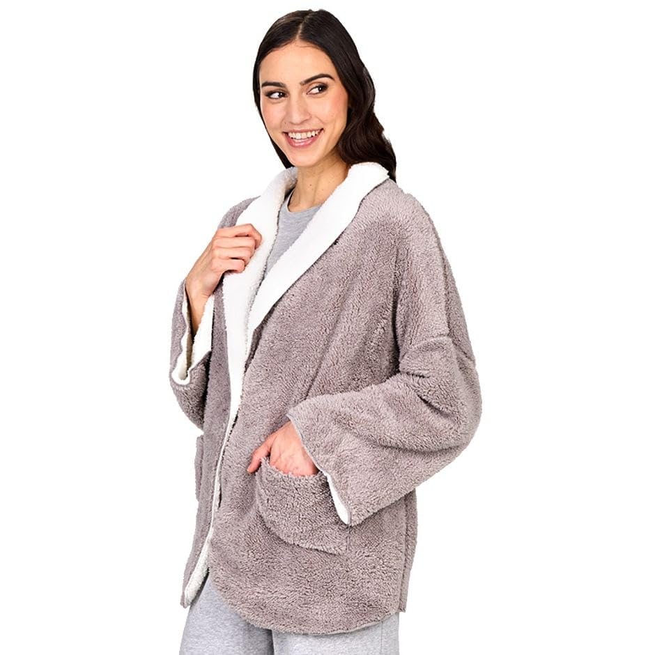 The Lakeside Collection Women's Fleece Reversible Jacket4