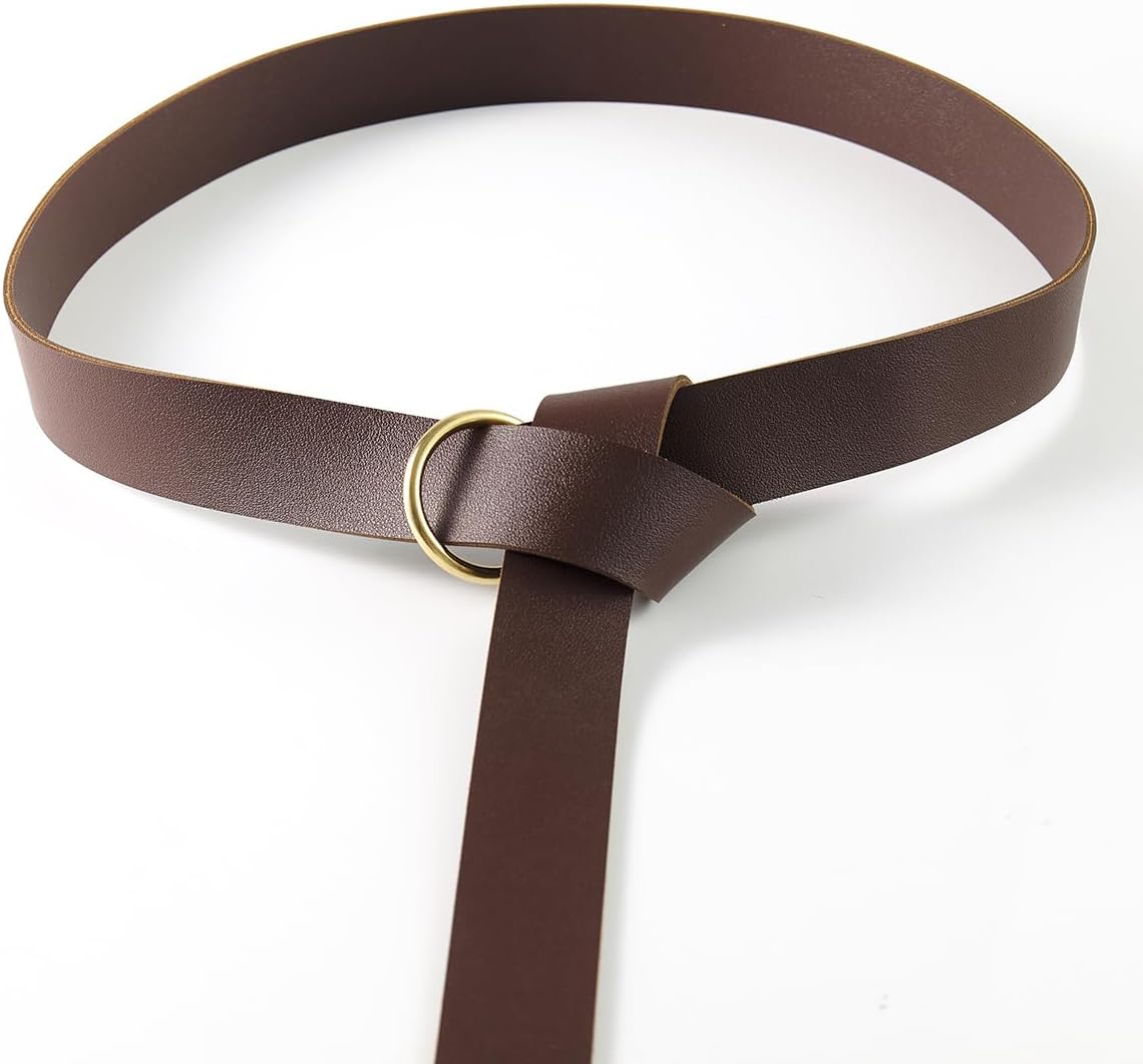 Medieval Knight Leather Belt Mens Reenactment Accessory - Image 6