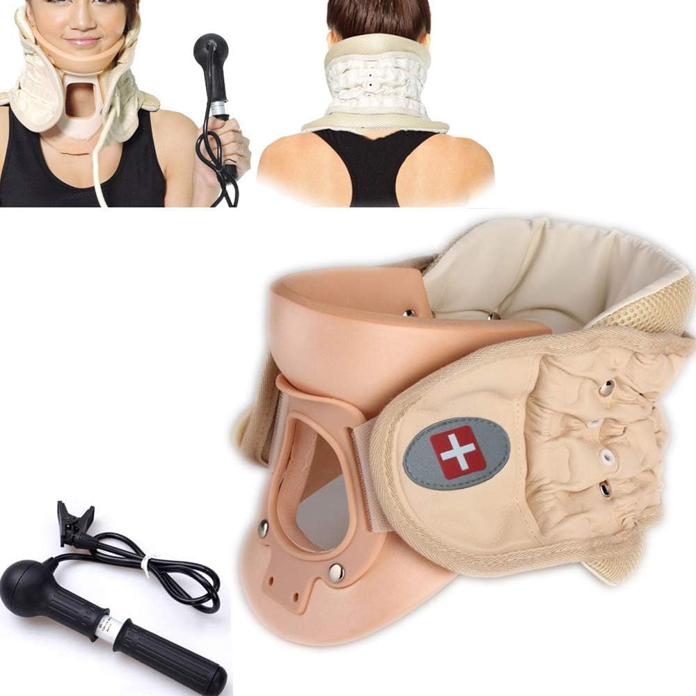 Soulager la douleur cervicale : collier gonflable pour correction de la colonne