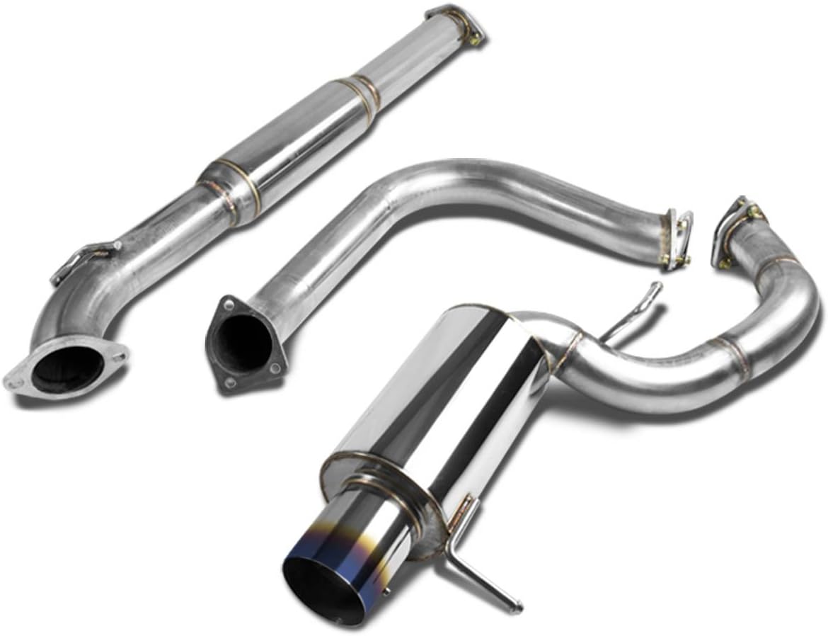 CBE-ME00V6-BT Stainless Steel Muffler CatBack Exhaust System [Compatible with 00-05 Mitsubishi Eclipse V6]