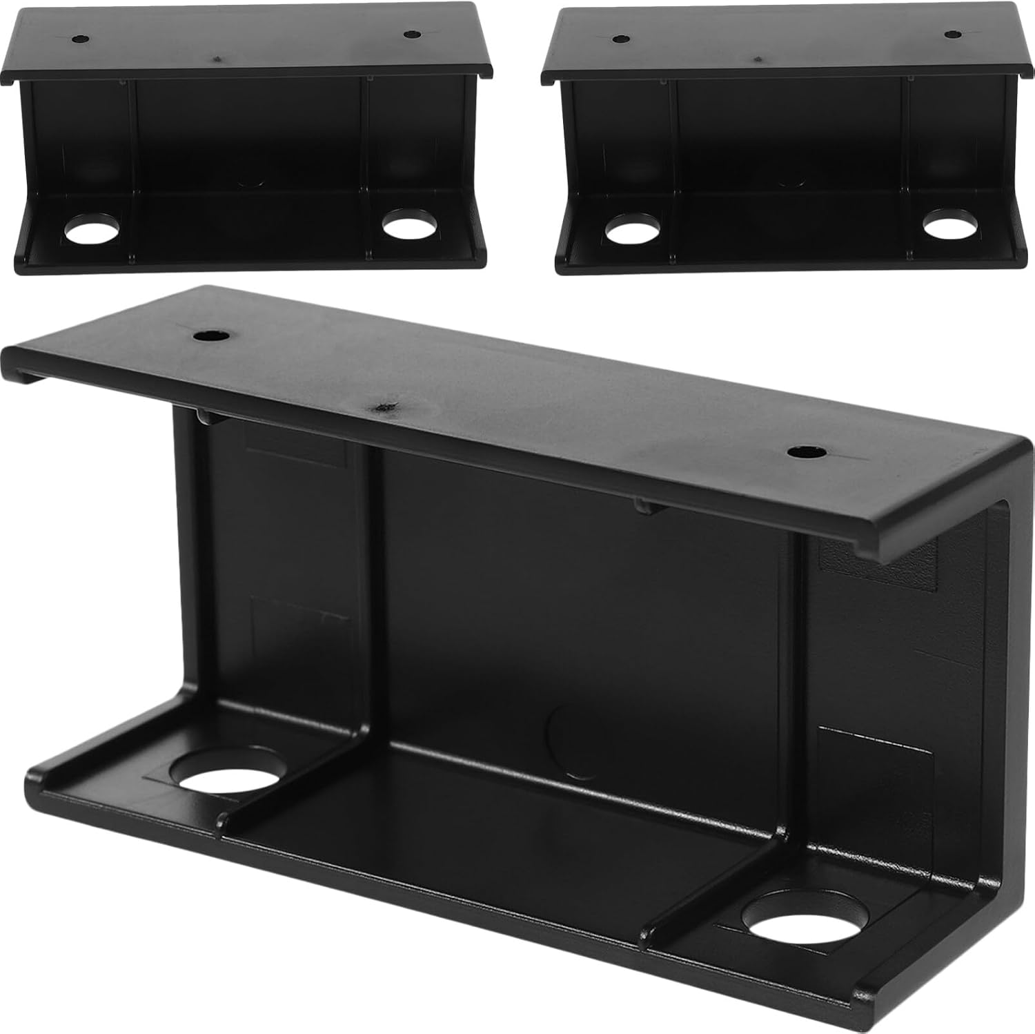 Gadpiparty 1set Under Desk Laptop Mount Bracket Wall-Mounted Holder for Laptops Keyboards and Routers Sturdy Design Space-Saving Desk Accessory for Use
