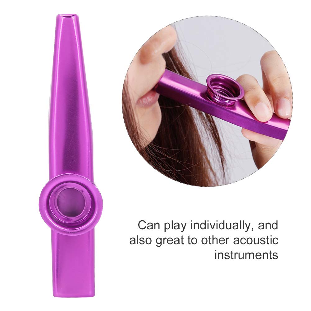 カズー ダイヤモンドライフセット Amazon.co.jp: 6色カズー楽器、5フルートダイヤフラム付きアルミ合金