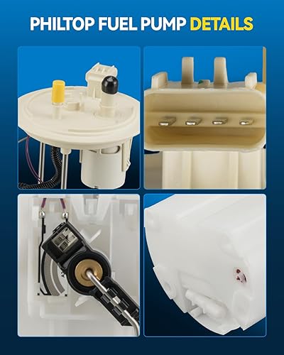 Miniatura 138 de PHILTOP Conjunto de bomba de combustible eléctrica FG0359 Reemplazo para Colorado 2004-2005, Canyon 2004-2005, MU1385, E3614M, 67557, P76184M