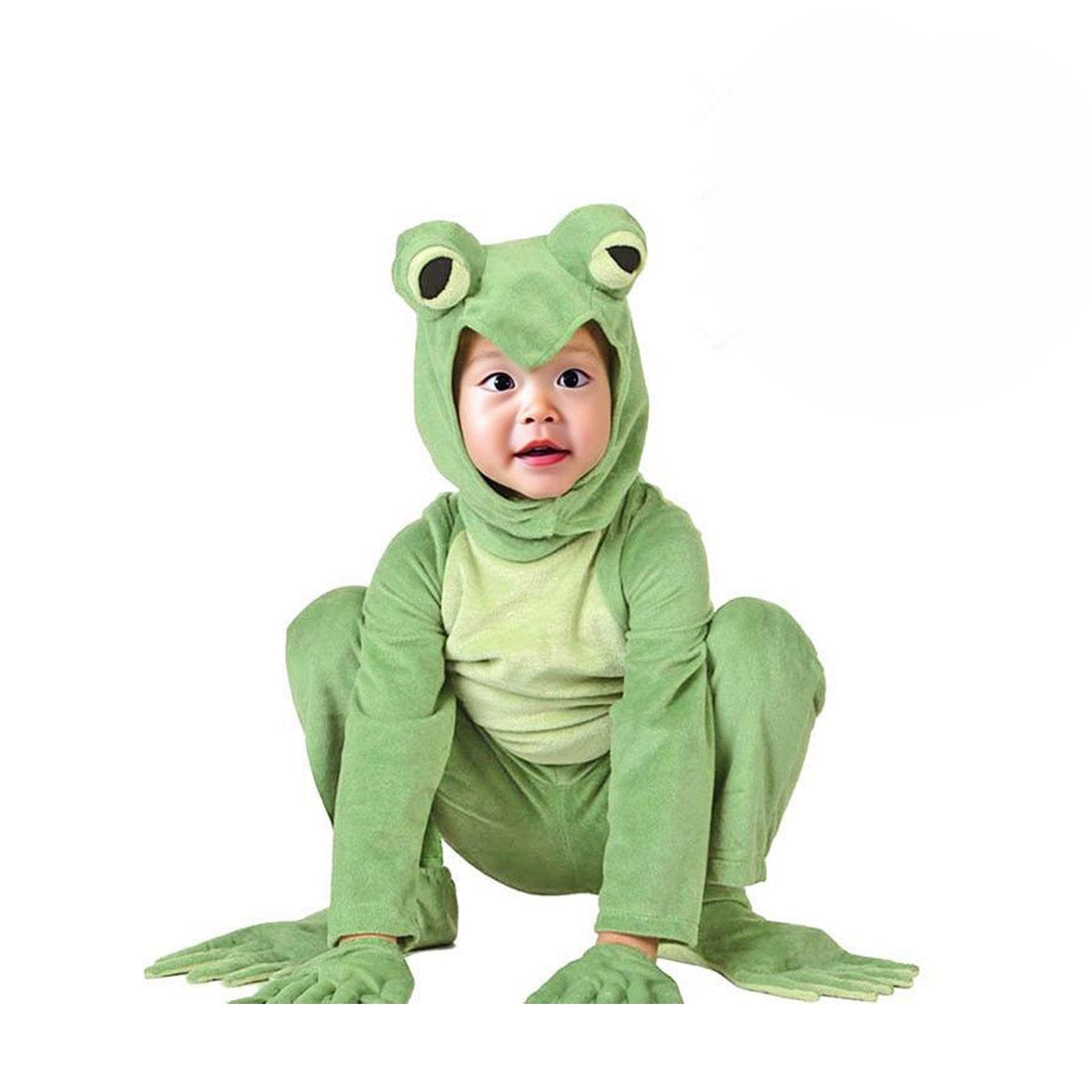 Conjunto de Disfraz de Rana para Niños Y Niñas, Accesorios para Disfraces Y Actuaciones de Cosplay, XXL