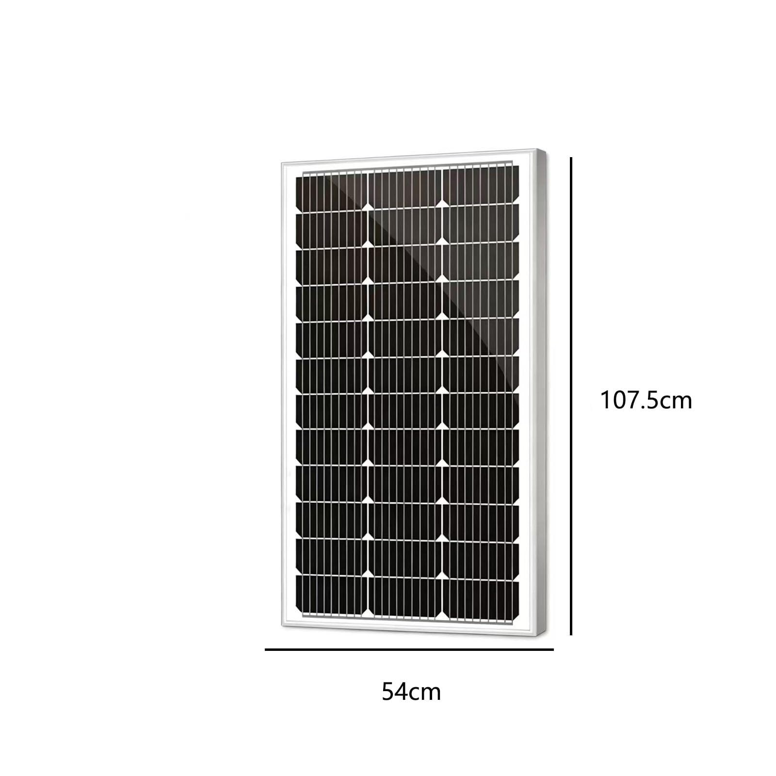 Offerta Limitata: Pannello Solare Fotovoltaico Monocristallino da 120 W E 18 V, Produzione Rapida di Energia, Cornice in Lega di Alluminio A,107.5 * 54cm