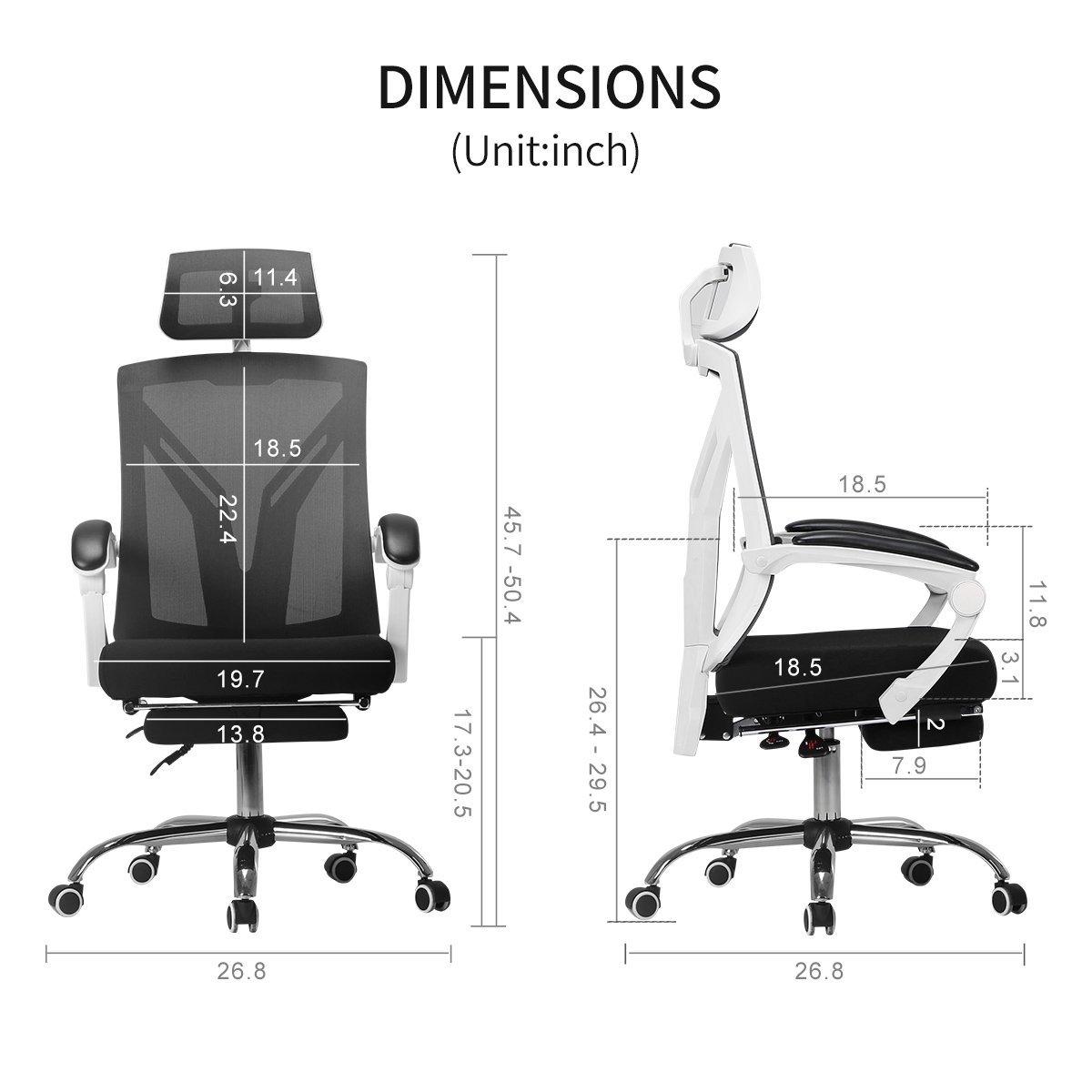 Hbada high back office chair Clearance