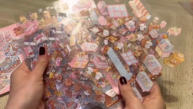 3D Sticker Scenes - Large Horror Room Scene Sticker Book For