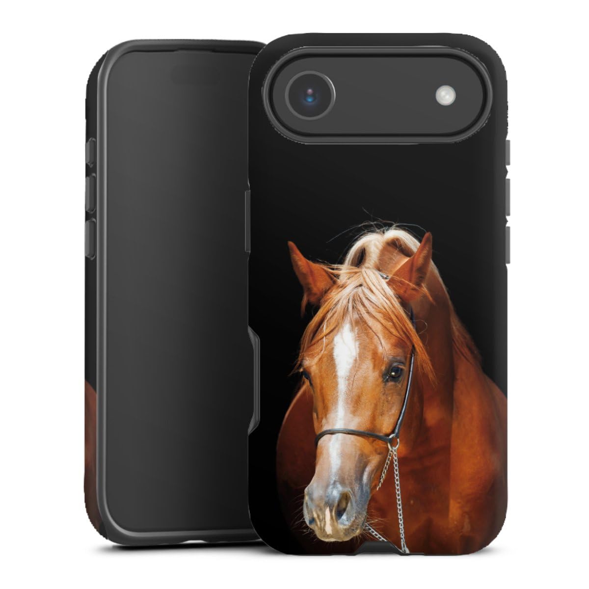 Coque iPhone Air protège contre chutes motif cheval jument