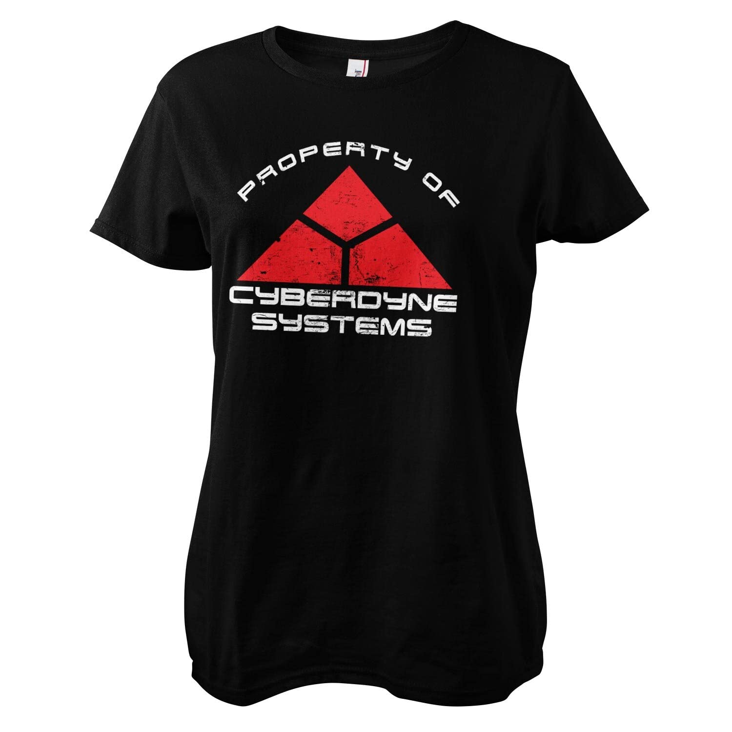 The Terminator Officially Licensed Cyberdyne Systems Women T-Shirt (Black), Medium