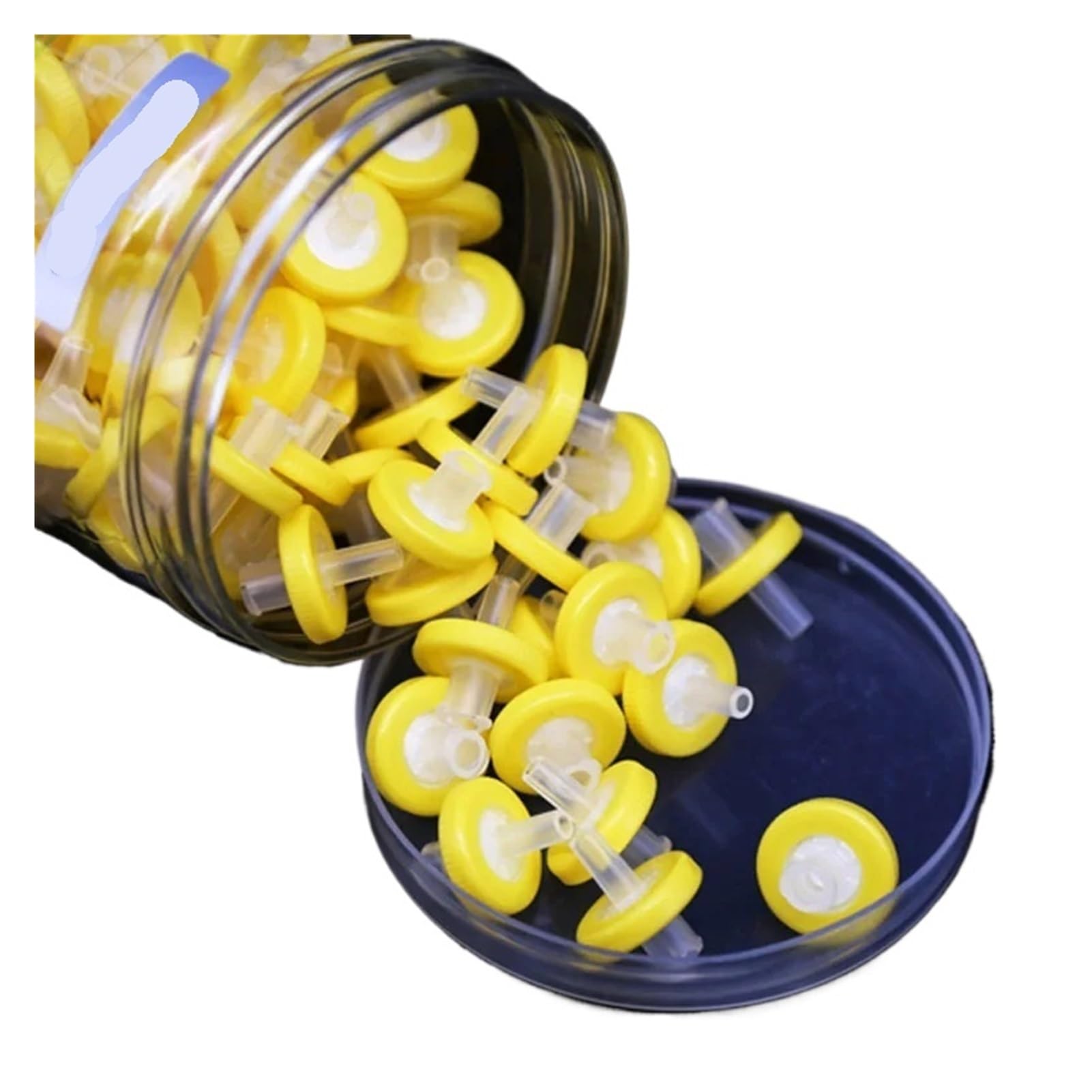 Filtros de Jeringa Filtro de jeringa de membrana de PTFE de nailon de 13 mm y 25 mm (caja de 100 unidades) con aguja Drireven de 0,22 o 0,45 um.(13mm 0.22um PTFE)
