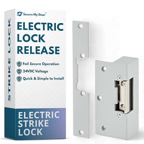 SecureMyDoor – Verrou électrique sécurisé avec mâchoire réglable pour systèmes